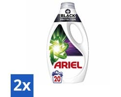Ariel – +Revita Black – Vloeibaar Wasmiddel – 900 ml - Voordeelverpakking - 2 stuks