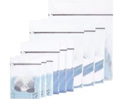 Waszakken wasnet voor wasmachine, 10 stuks waszakken voor wasmachine, waszak voor delicate voorwerpen, beha, blouse, ondergoed, babykleding enz