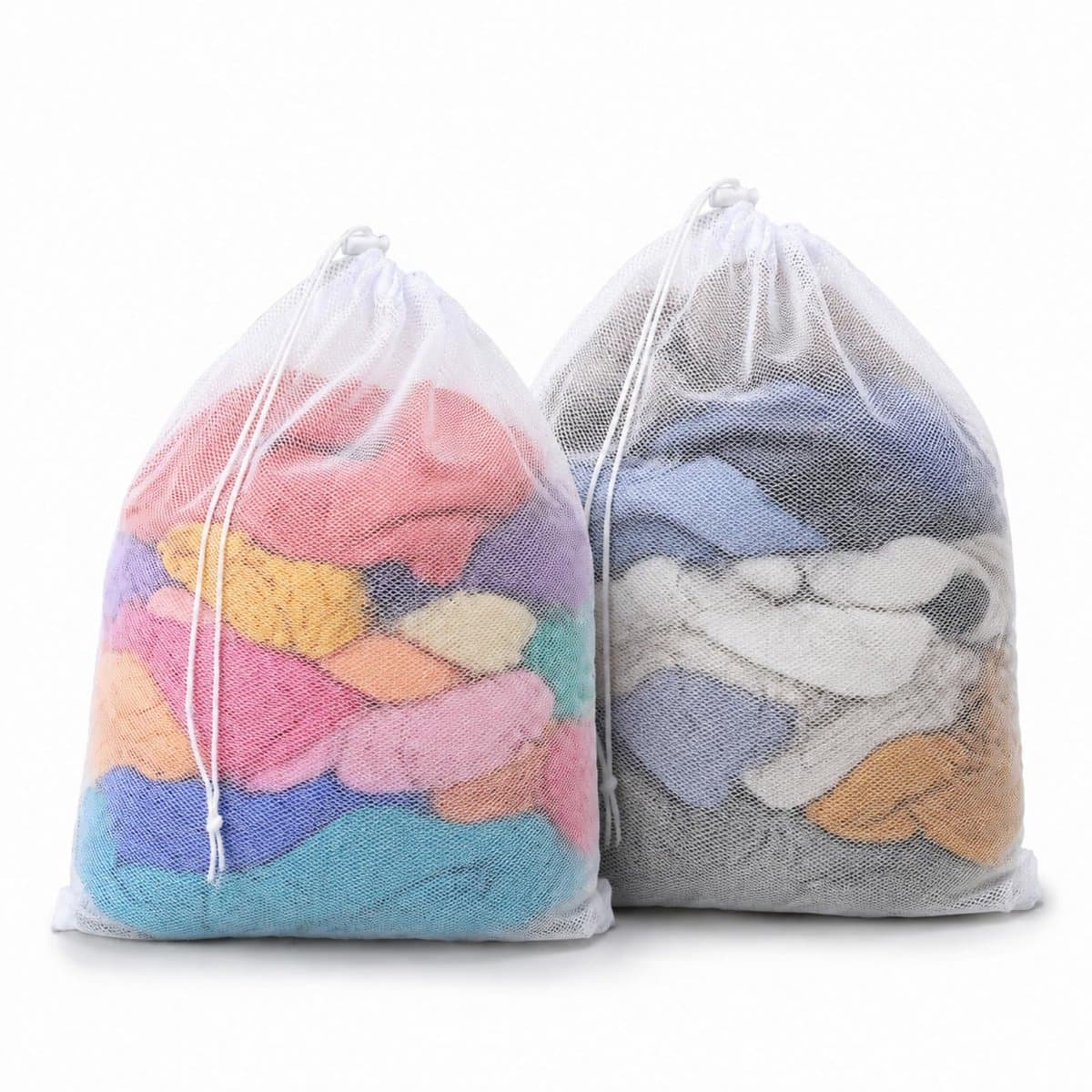Solidchoice - Set van 2 XXL Waszakken voor Kleding en Beddengoed — afbeelding 1