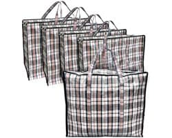 Omgoods - Set van 5 Herbruikbare Waszakken met Rits