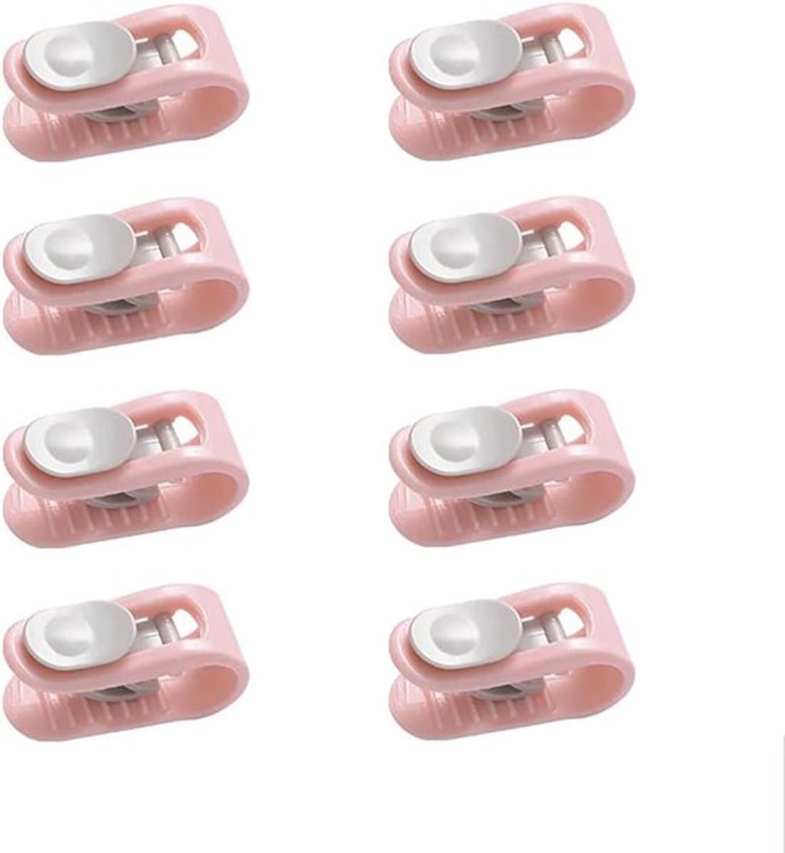 Antislip clips set 8 stuks voor gordijnen, kleding, sokken - Opbergclips voor dekbedovertrekken — afbeelding 1