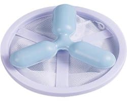 Haarvanger Wasmachine - Pluisvanger Wasmachinebal - Kleding Reinigen - Voorkomt Verstoppingen - 17.2 x 9.4 cm - Blauw