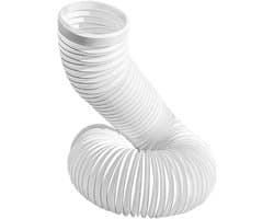 Afvoer Ventilatieslang - Mobiele Airco Slang - Airco Koeling - Flexibele Versterkte Constructie - 150 cm Lengte - Wit