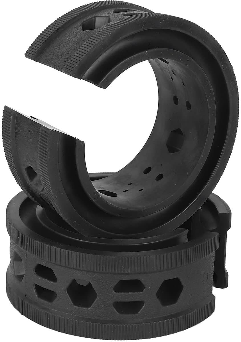 Dailygoody - Schokdemper - Veer met rubber spacers - Vermindert trillingen - Universeel - Comfortabele rit - Geschikt voor auto - Type C — afbeelding 1