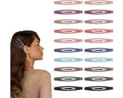 Set van 20 Platte Metalen Haarspeldjes voor Dik en Fijn Haar - Non-slip Klemmen