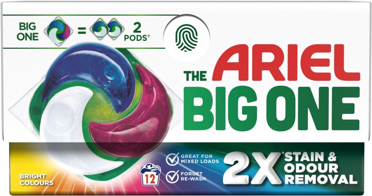 Ariel - 4in1 Wasmiddel Pods The Big One Color - 4 x 12 stuks - Voordeelverpakking — afbeelding 1