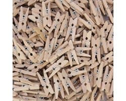 Mini Wasknijpers - Kledinghangers Klein - Ambachtelijke Projecten - Veelzijdige Klemmen - 250 Stuks - Verschillende Kleuren
