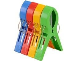 Wasknijpers Set - Kleding Clips - Kleding Drogen - Windbestendig Ontwerp - Grote Afmeting