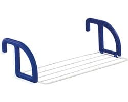 Leifheit hangdroogrek Classic 25 - drooglengte 2,5 m drooglengte - wit blauw