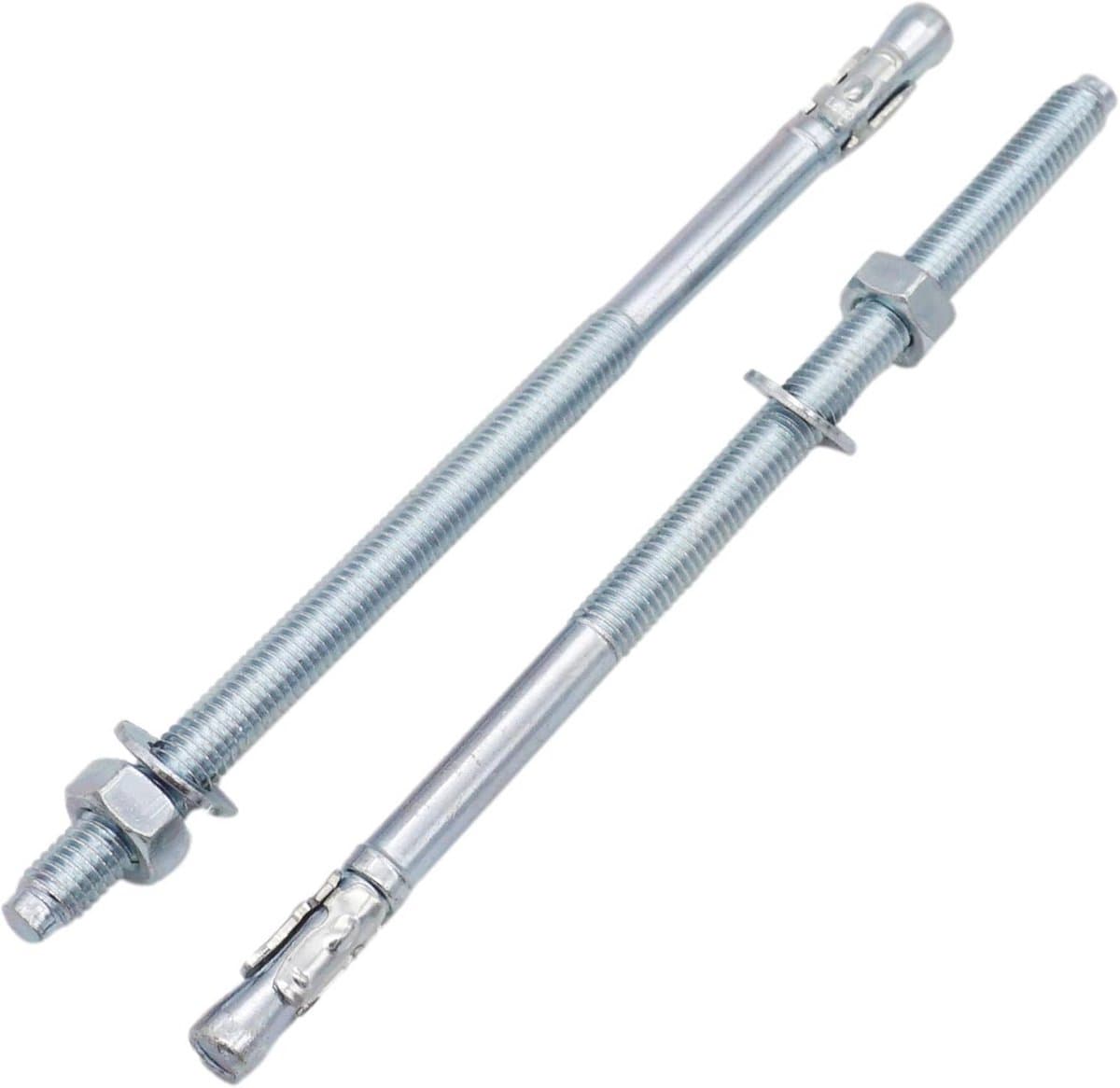 Verzinkte Wigankers M8 x 165 mm - 15 Stuks voor Metsel- en Betonankers — afbeelding 1