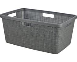 Curver Jute Wasmand - 46L - Donkergrijs