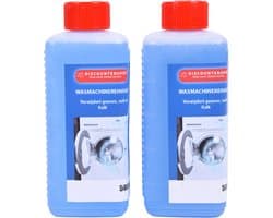 Set van 2 Wasmachinereiniger Strong - Multireiniger voor Anti-Kalk en Onderhoud - 500ml - Blauw - Geschikt voor Alle Wasmachines