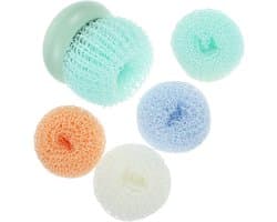1set Keukenreinigingsborstel Met Vervangbare Borstelkoppen Handige Scrubborstel Voor Pannen Groenten Keukenoppervlakken Ergonomische Handgreep Voor Comfort Efficiëntie