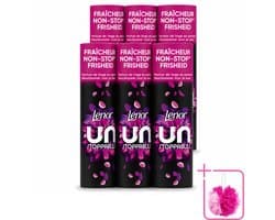 6 x Lenor Unstoppables - Geurbooster - Bloemen Fris - Non-Stop Frisheid - 19 Wasbeurten - Bulkverpakking - Geurbooster - Douchemop - Bloemige geur