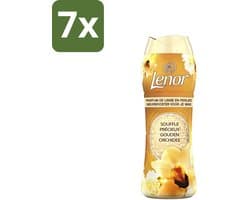 7 x Lenor - Geurbooster - Gouden Orchidee - 22 Wasbeurten - Geurbooster Was - Geur In Was - Geur In Kleding - Wasgeur - Geur In Wasmachine