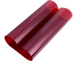 Kleurfilter, lichtdiffusorfolie, 30 x 200 cm, rood, op maat te snijden, lichtfilter voor fotografie, podiumverlichting, feesten, podiumlicht, kleurfilm voor foto studio, led-strobes