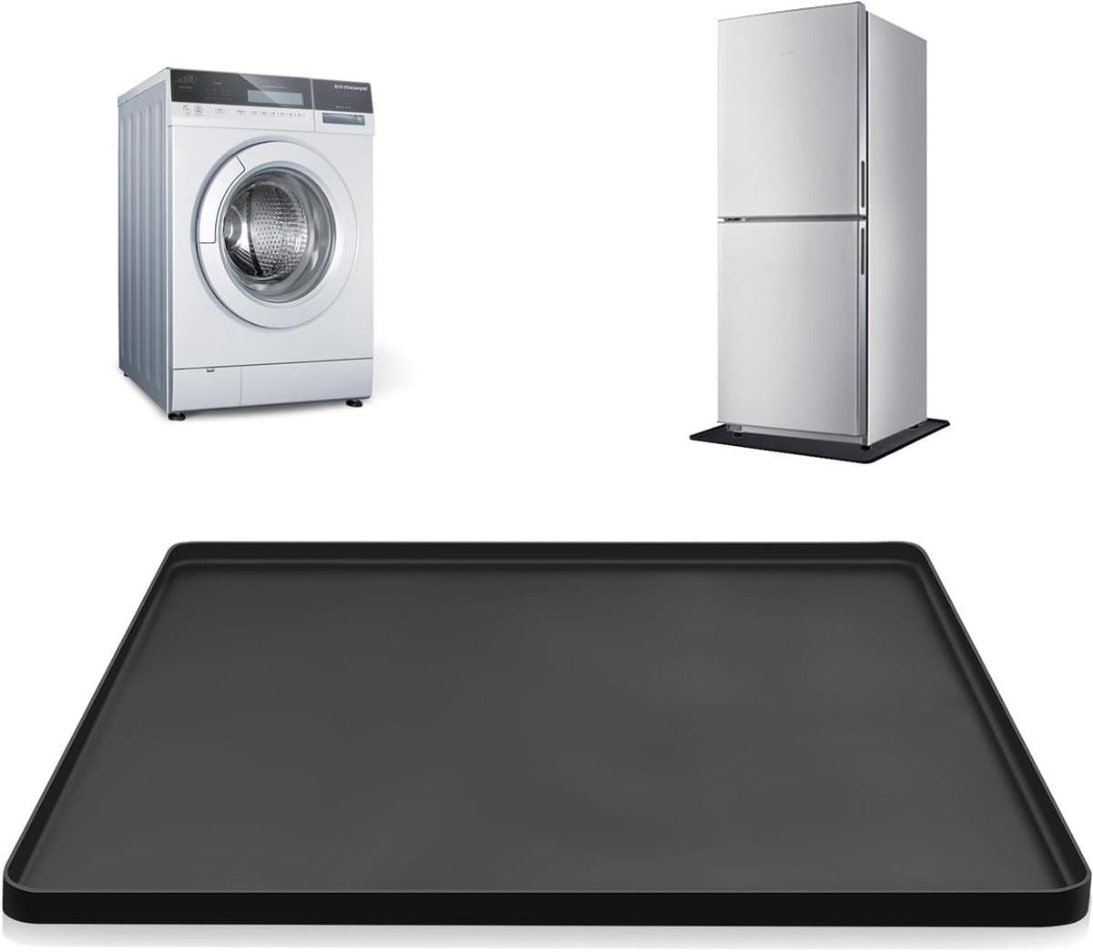 Lekkage Bak - Opvangbak Drip Tray - Apparaten Beschermen - Hoge Rand - 60 x 60 cm - Donker — afbeelding 1