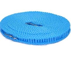 Nylon Waslijnen - Droogtouw Kleding - Kleding Drogen - Winddichthek Ontwerp - Tot 10 Meter - Blauw