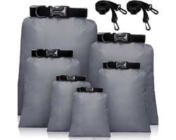 Waterdichte Dry Bag Set 6 Maten Lichtgewicht Zakken en Lange Verstelbare Schouderriem Outdoor Waterdicht Houden Gear Dry Bag Stuff Zakken voor Backpacken, Varen, Wandelen Camping
