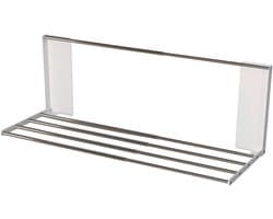Magnetische Wasmachine Organizer - Wasmachine Plank - Ruimte Organiseren - Verstelbare Dubbellaags - 90-65x225x235cm - Zwart