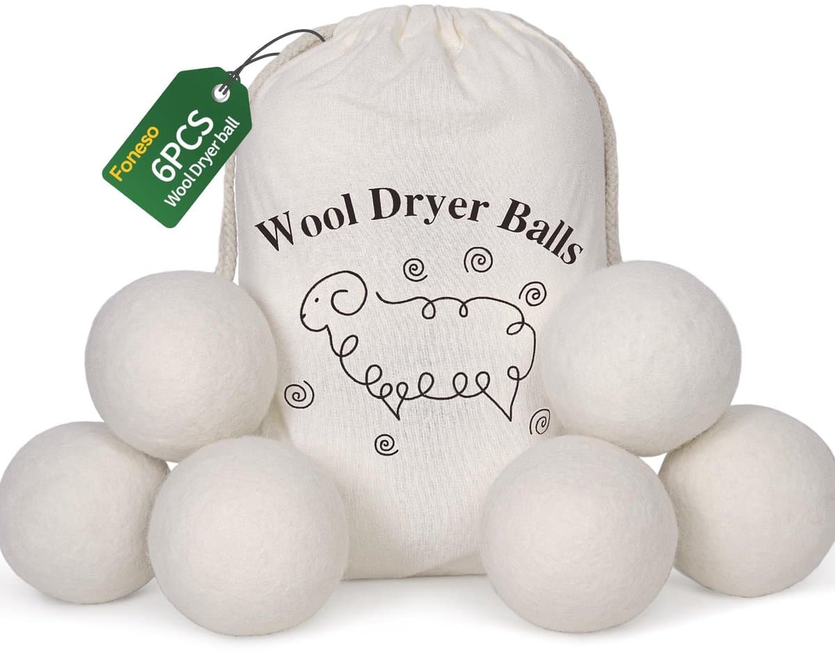 Solidchoice - Set van 6 Wol Droogballen van 100% Nieuw-Zeelandse Schapenwol — afbeelding 1