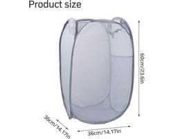 Foldable Laundry Basket, Pop Up Laundry Basket with Handles, Large Folding Laundry Basket, Dirty Clothes Storage - ShopVlot