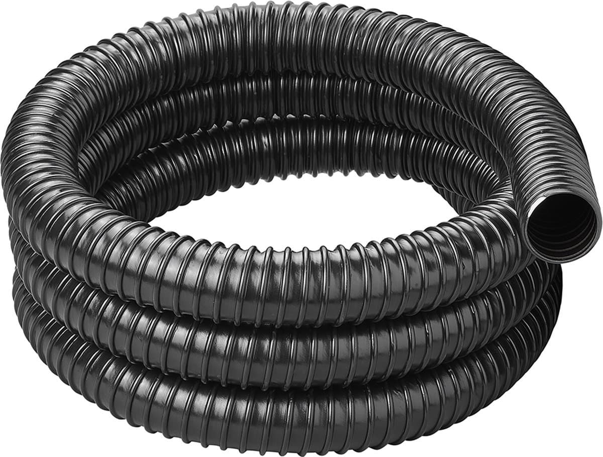 ProPlus Afvalwaterslang - 2.5 m - Afwatering - Temperatuurbestendig - Flexibel en Uittrekbaar - ø 32 mm - Voor het Geleiden van Afvalwater vanuit caravans/campers, vijvers en zwembaden - Afvoerkanaal - Zwart — afbeelding 1
