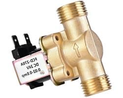 Normaal Gesloten 1/2" DC 24V Solenoïde Ventiel voor Waterbeheersing, Geschikt voor Wasmachines en Tuinslangen, Messing Constructie
