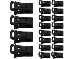Sokkenclips met Haak - Kledinghouders - Was Drogen - Antislip Ontwerp - 40 Stuks - Zwart