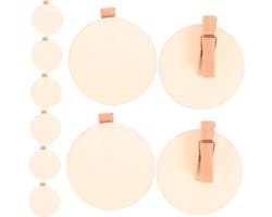 Houten Clips - Mini Klemmen - Foto's Ophangen - Creatieve Decoratie - 20 Stuks - Houtkleur