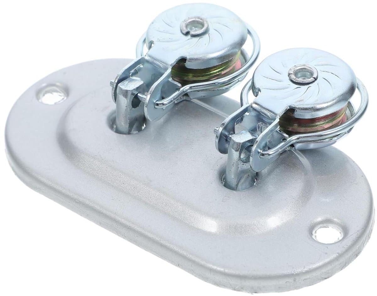 Enkele Pulley Systeem - Katrolblok met Lager - Was Drogen Optimaliseren - Universele Hoekadapter — afbeelding 1