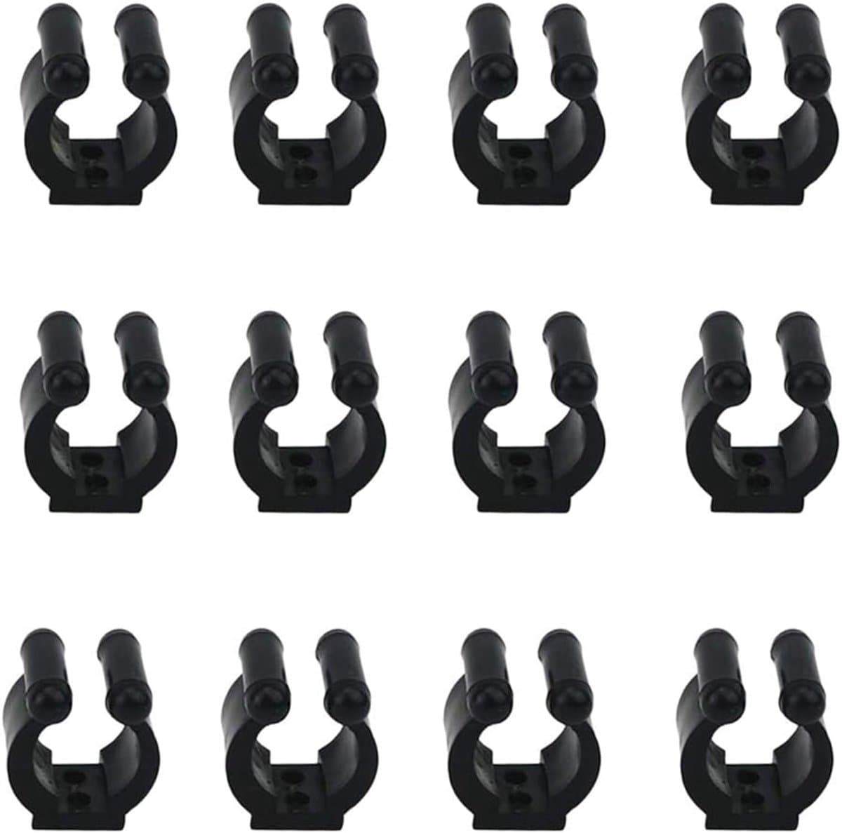 Keu Clips - Hengel Houder - Biljart Opslag - Verstelbare Grip - 0.5-1.5 cm Gat - Zwart — afbeelding 1