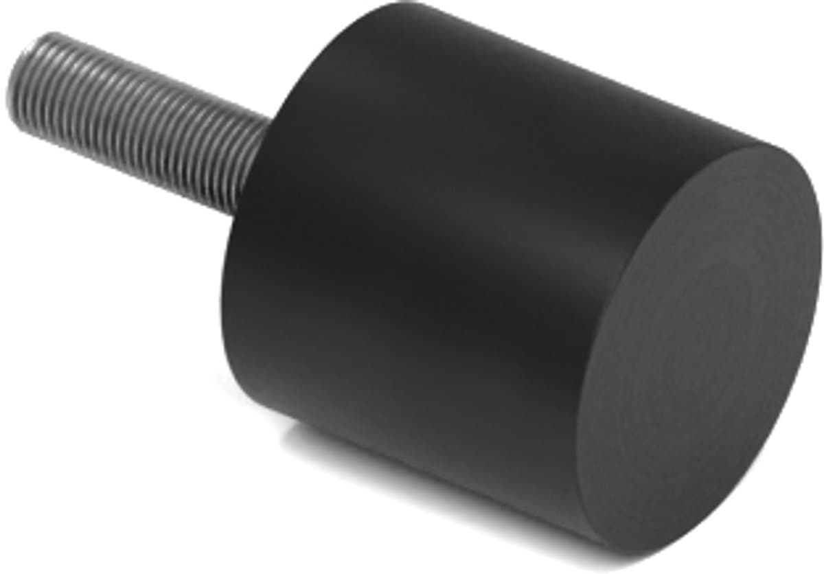 Rubbermagazijn - Trillingsvoet - Type D - 20x20mm - M6 - Set 10 stuks — afbeelding 1