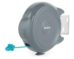 Retractable Clothesline 15m met Anti-Slack Hook en Swivel Wandbeugel – Ruimtebesparend en Veilig