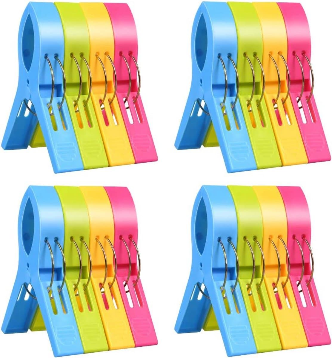 Grote Wasknijpers voor Handdoeken - Windvast en Antislip - Set van 16 Stuks — afbeelding 1
