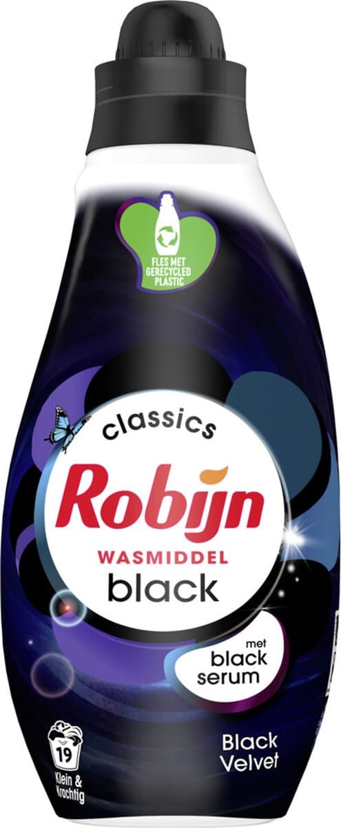 Robijn Klein & Krachtig Wasmiddel Black Velvet 665 ml — afbeelding 1