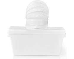 Nedis Condensopvangbak - Geschikt voor: Wasdrogers - 5 l - 1.50 m - 105 mm - Wit — afbeelding 1