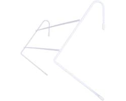 DID Radiator droogrek - 3-pack - wit - metaal - 50 x 17 x 14 cm - handdoekrek - wasrek