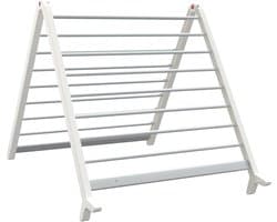vidaXL - Droogrek - voor - badkuip - uitschuifbaar - 53-90 - cm - aluminium — afbeelding 1