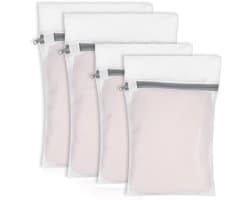Wasnet voor wasmachine, 2 maten, waszak, waszak met ritssluiting, waszak, wasnet, klein voor blouses, beha, ondergoed, sokken (30 x 40 cm, 20 x 30 cm)