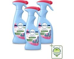 3 x Febreze – Textielspray – Roze Anjers – 375 ml - Grootverpakking - Vaatwasstrips - Textielgeur - Textielverzorging - Geurverwijdering - Textielspray - Roze Anjers