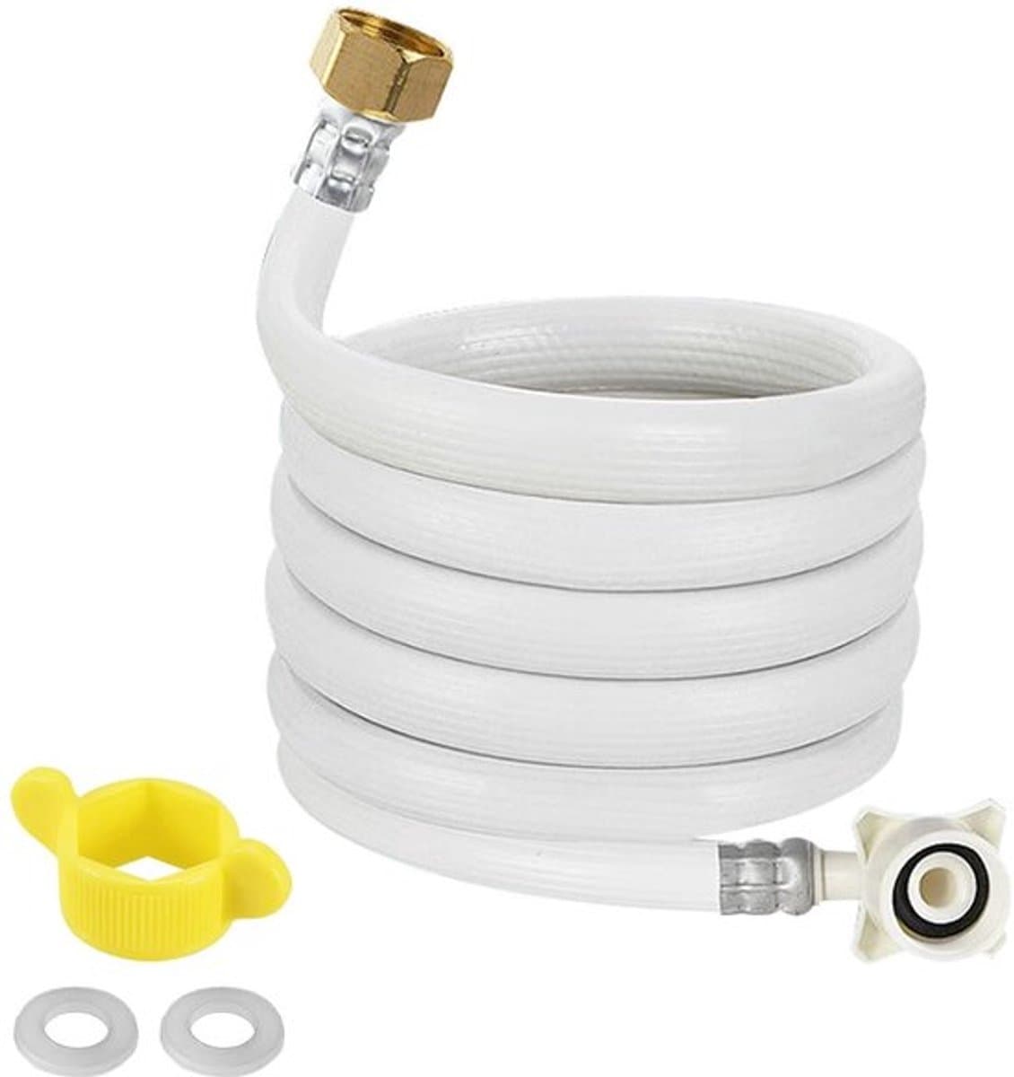 Pvc Inlaat Slang voor Wasmachine - 5 Meter Water Aansluiting met — afbeelding 1