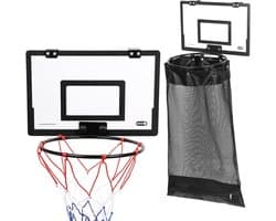 Hanging Laundry Hamper voor Basketballen, Makkelijk te Bevestigen, Ideaal voor Slaapkamer en Badkamer, 2-in-1 Wasmand met Rits, Geen Boren Nodig, Perfect voor Huishoudens en Hotels