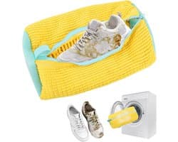 Shoe Wash Bag voor Wasmachine - 1 Stuk met Ritssluiting - Anti-Deform - Lichtgewicht en Draagbaar - Herbruikbaar Wasnet - Waszak voor Sneakers (39 x 19 cm)