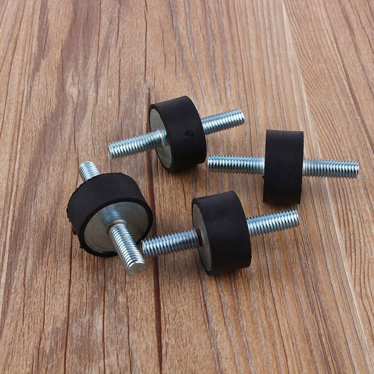 Dailygoods- Trilling Isolator Rubber - M8 Rubber Mounts - Anti Vibratie Beugel - Schokdemper 30x15mm - Demping voor Luchtcompressoren - Geluidsbeheersing - Rubber Demper — afbeelding 1