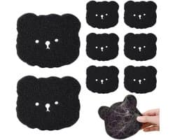 8 haarballen voor de wasmachine, herbruikbaar, verwijdert effectief dierenharen, praktische accessoires voor de wasmachine