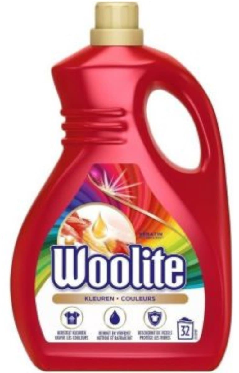 Woolite Vloeibaar Wasmiddel Gekleurde Was - 32 Wasbeurten - 1,9 liter — afbeelding 1