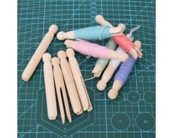 Wasknijpers van Hout - Kledingklemmen - Handgemaakt voor Kledingopslag en -drogen