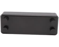 Aan de muurgemonteerde uittrekbare waslijn, robuuste dubbele waslijn, verdikt, voorkomt doorhangen, veilige industriële draad, 30 meter, voor hotel voor balkon (zwart)
