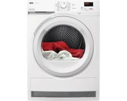 8 Kg, Klein display, 750 W, Warmtepomp, Energie-efficiëntieklasse D, 850x596x663 mm, Wit